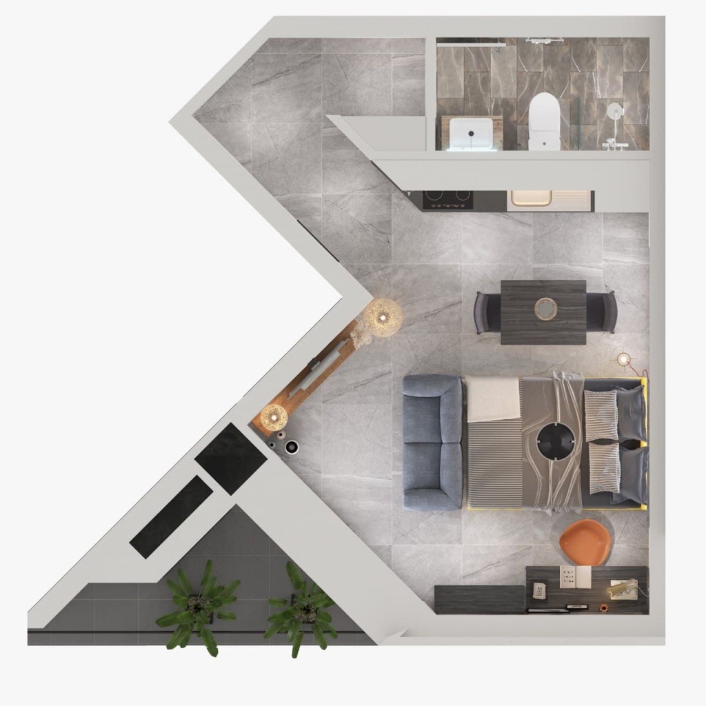 Apartment ID 040307 studio