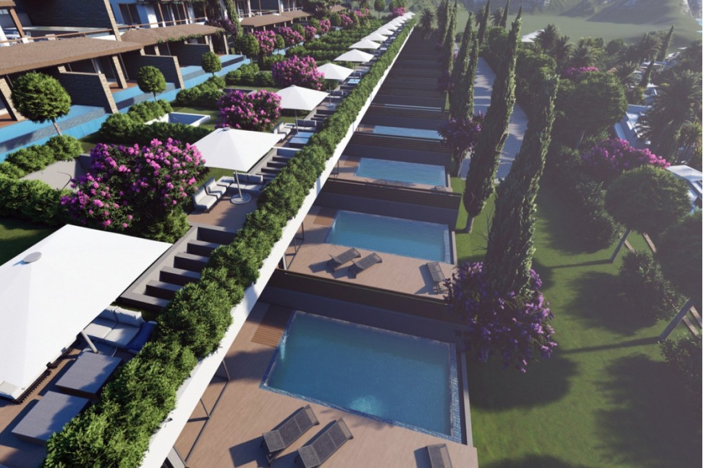 Apartment 2+1 ID 064105 with swimming pool