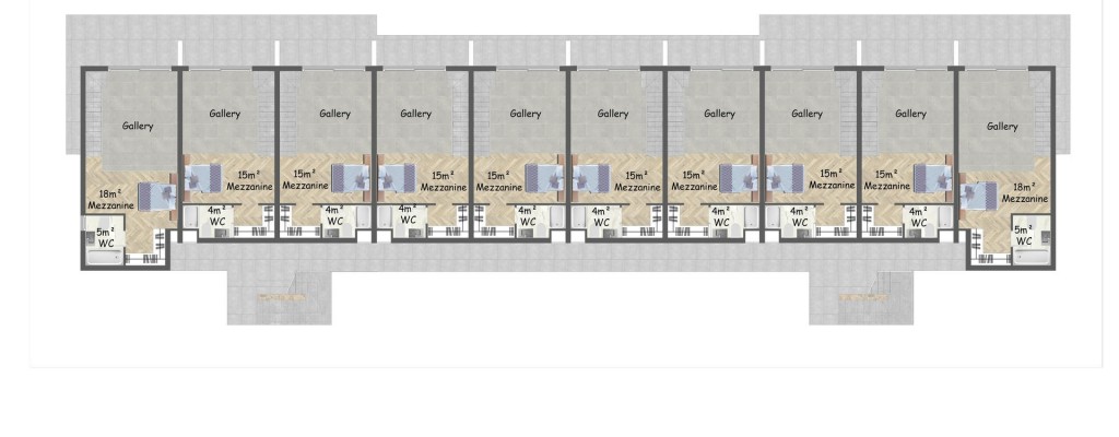 Apartment 1+1 ID 114202 loft