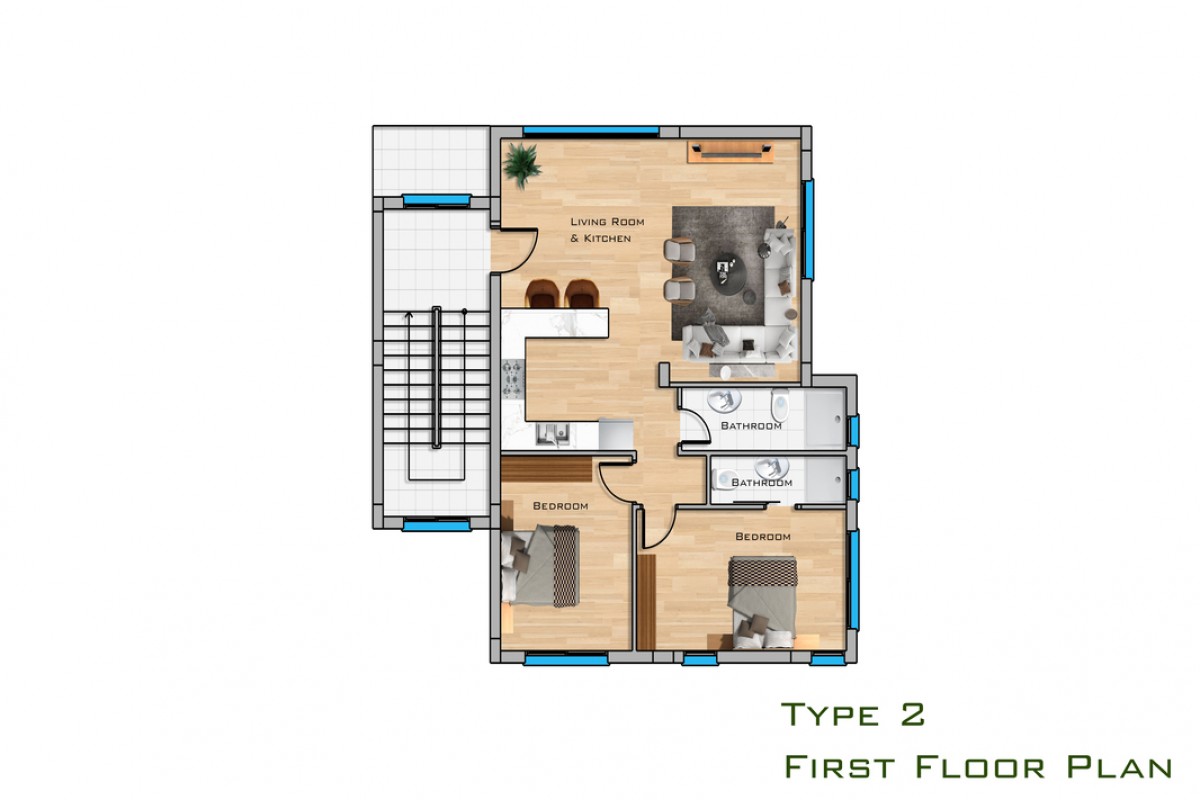 Apartment 2+1 ID 136003 penthouse