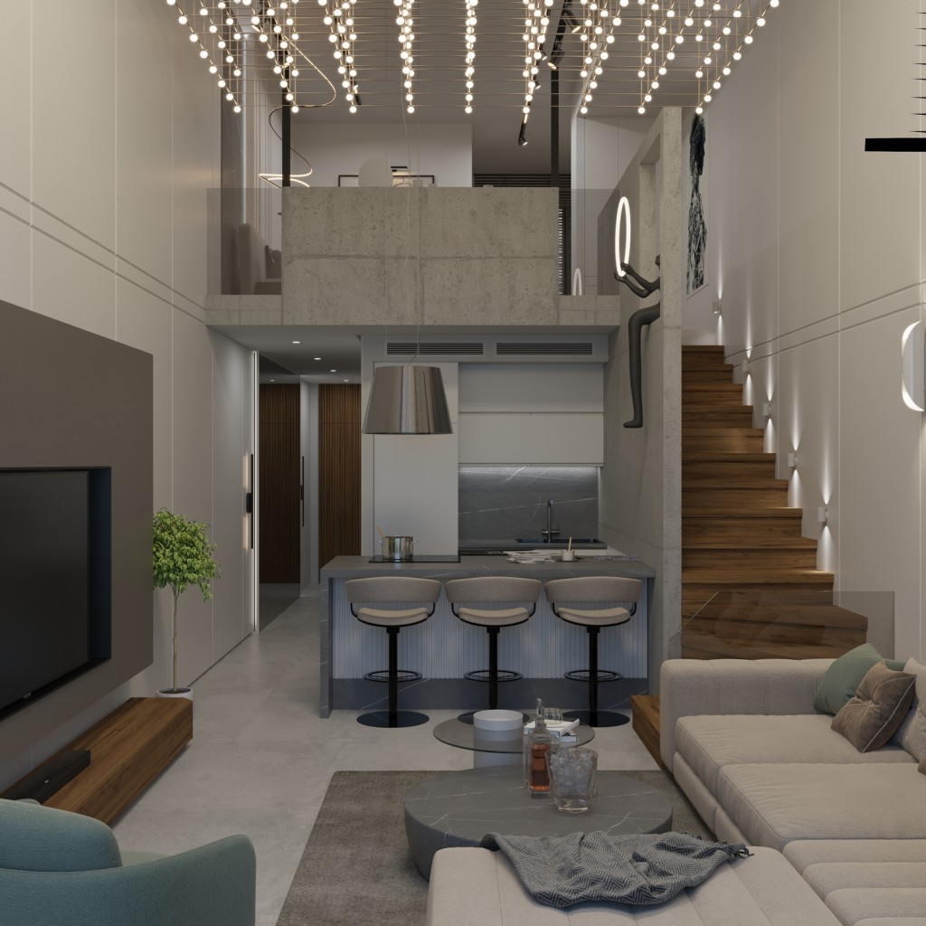 Apartment 2+1 ID 151103 loft
