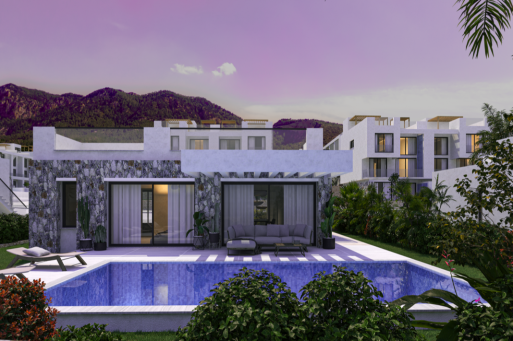 Bungalow 3+1 ID 181008 with swimming pool