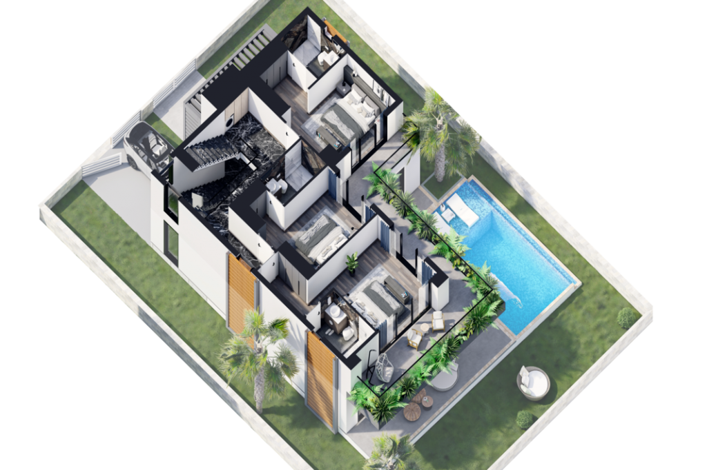 Villa 4+1 ID 232003 with pool
