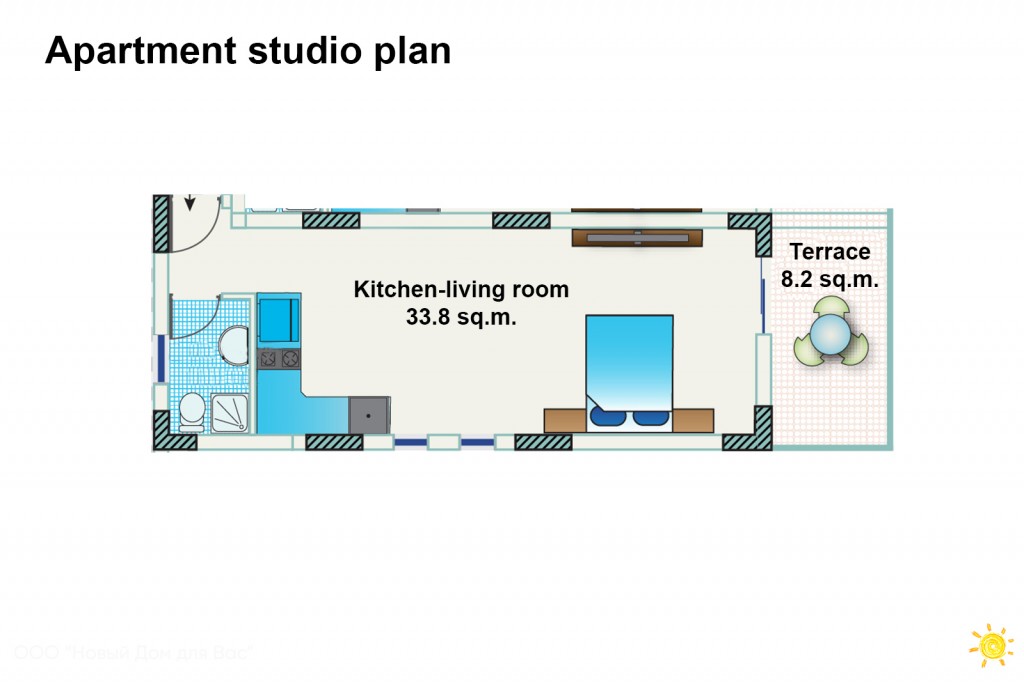 Apartment ID 004001 studio Apartment ID 004001 studio